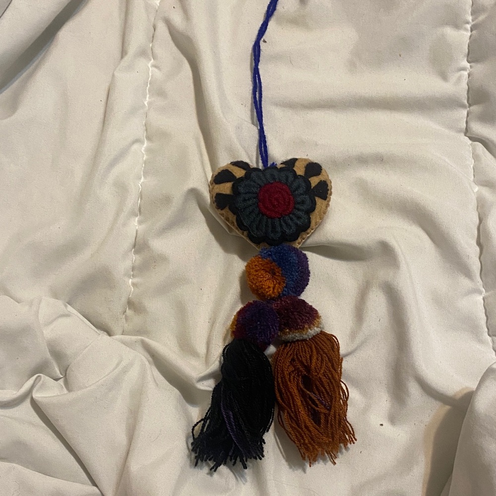 Colorful Heart Tassel